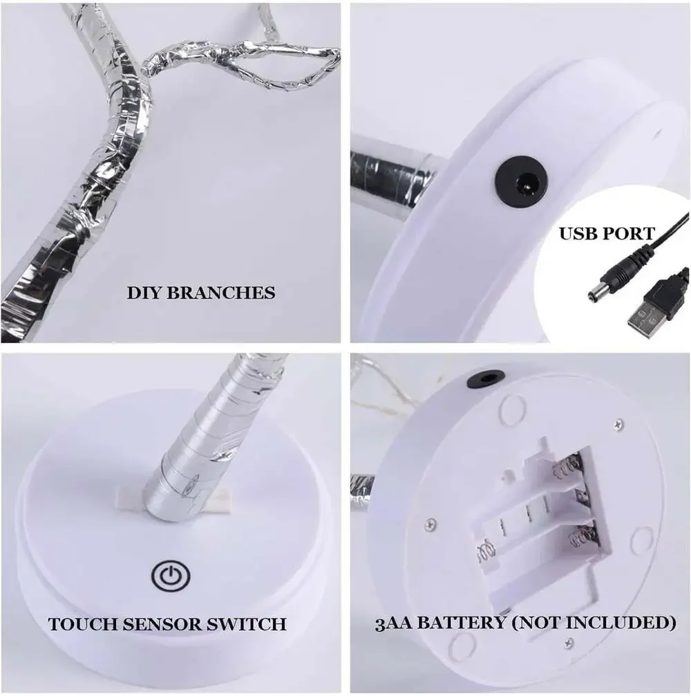 20in Decorative LED Fairy Spirit Tree‎ Lamp with Remote Control